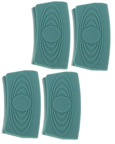 Garneck 4pezzi Coprimanici Silicone Antiscottatura da Isolamento Termico per Pentole e Padelle Manici Antiscivolo Accessori Cucina Pratici e Sicuri