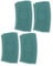 Garneck 4pezzi Coprimanici Silicone Antiscottatura da Isolamento Termico per Pentole e Padelle Manici Antiscivolo Accessori Cucina Pratici e Sicuri