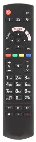RC42129 Universal Remote Control Compatible for Panasonic TX-43FX550B TX-49FX550B TX-55FX550B TX-43FX555B TX-49FX555B TX49FX555B TX-55FX555B LED TV Remote Controller