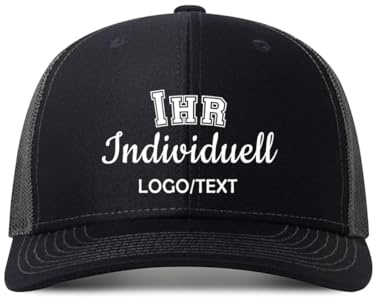 ERICAT personalisiert Cap personalisierte Basecap personalisierte Kappe personalisiertes Baseball Cap mit Foto/Logo/Text Kappe selbst gestalten Trucker Caps für Männer & Frauen in großen Mengen
