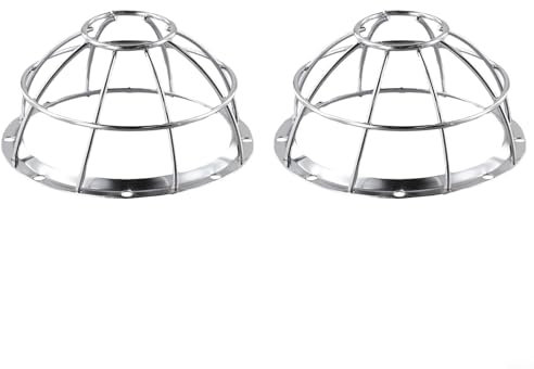 Rauchmelder Schutzabdeckung, Metallgitter für Melder Eisendrahtabdeckung, Brandmelderabdeckung Industrieller Brandschutz Deckensprinklerabdeckung(2PCS)