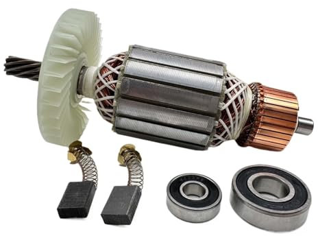 Rotor De Armadura, Repuesto De Rotor De Armadura De 220 V CA A 240 V CA, Compatible Con MAKITA, Sierra Ingletadora For LS1040, LS1030N, LS1040F, LH1040, 518702-9(1set)