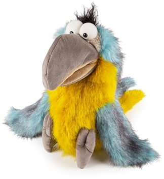 Sigikid Kuscheltier Handpuppe Papagei Cuddly Talkies für Kinder und Erwachsene Unisex