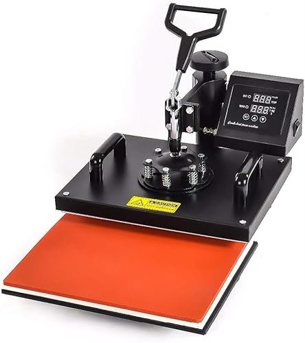 VNNHGB Prensa térmica, máquina de prensado térmico, Prensa térmica combinada 8 en 1, Prensa de sublimación/térmica, máquina de Transferencia térmica para Tazas, Gorras y Camisetas (Negra)