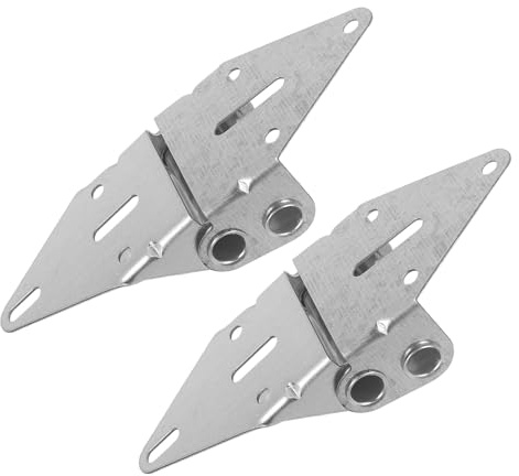 Générique 2 Charnières de Porte de Garage Métalliques N°2 Charnières Robustes pour Portes Résidentielles Solide Adaptées Ouverture et Fermeture Fluide