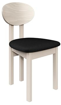 Mirjan24 Esszimmerstuhl Kizeko III, Polsterstuhl, Rahmen aus Buchenholz Gepolsterte Sitzfläche aus Stoff Stuhl für Arbeitszimmer Esszimmer Küchenstuhl (Cashmere/Kronos 07)