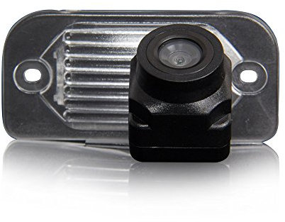 Dynavsal Einparkhilfe, Kamera für Nummerschildbeleuchtung, Kennzeichenbeleuchtung Farb Rückfahrkamera für C E CLS klasse Class W203 W211 W219 W209 300 (Nr. 4 Größe 30 * 62mm Bis runde Kante)