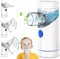 NAHKZNY Nébuliseur Inhalateur Nébulisateur Silencieux Portable Rechargeable Aérosol Alimenté par USB Efficace pour Adultes et Enfants avec Embouchure