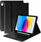 KBCASE for iPad 10th /A16 11th Generation Case with Keyboard Detachable Keyboard Case for iPad 10th 10.9 2022/A16 11th Generation 11 2025 with Pencil Holder, Multi-Angle,UK Layout, Black
