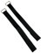 Pack of 2 Heavy Duty Metal Buckle Hook and Loop Strap Fastener Cable Ties re-usable Straps (4cmx40cm)
