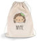 GRAVURZEILE Bedruckter Turnbeutel - Tier mit Wunschnamen - personalisiert mit Namen - Sportbeutel Rucksack Daypack Gymbag mit Kordelzug - für Sport & Freizeit - 12l 33x45 cm - Farbe: Igel