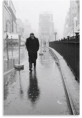 Shenywell Wanddeko Poster James Dean, Raumdekoration, Wandkunst für Kinderzimmer, Schlafzimmer, Heimdekoration, Musikposter 50x70cm Kein Rahmen