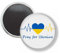 Button - Gebet für Ukraine - Ukraine, 58mm, Kunststoff