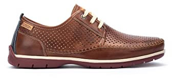 Pikolinos Zapatos Cordones en Cuero Marbella para Caballero Color Cuero