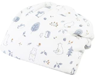 Sterntaler Unisex Kinder Mütze Baby Beanie Mütze Tiere, beige, 43