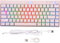 VARAKA Clavier mécanique à 82 Touches avec rétroéclairage, Clavier de Jeu ABS à Trois Modes avec Bouton pour Win pour iOS pour et, Bleu/Noir/Rouge/Marron