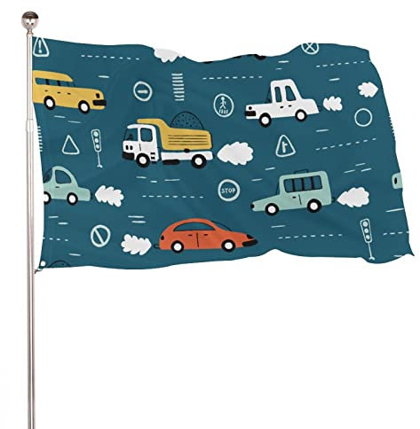 Dekorative Gartenflagge, Hof-Banner, LKW-Druck, alle Jahreszeiten, Urlaub, Willkommensgarten, Gartenflaggen, Rasen, hängende Dekoration, 90 x 150 cm
