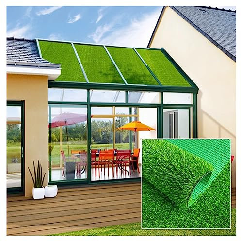 Kunstrasen Kunstrasen Innen Außen 2 X 5M 20MM Dick Realistisch Natürlich Falsches Gras Rolle Terrasse-Balkon Garten Haustiere Grün(Size:2x3m)