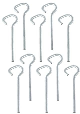 Piton Crosse Court P | pour Fixation bâche Couverture de Piscine | INOX | Lot de 10 pièces - POOLCO