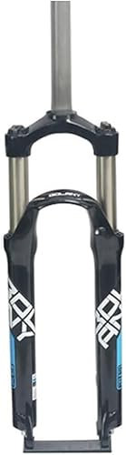 Forcelle per bicicletta Forcella A Molla MTB Da 24 Pollici, Forcella Ammortizzata For Mountain Bike, Regolazione Del Ritorno Da 100 Mm, Forcella Anteriore Dritta Da 1-1/8, QR 9 Mm (Color : 24'' Blue