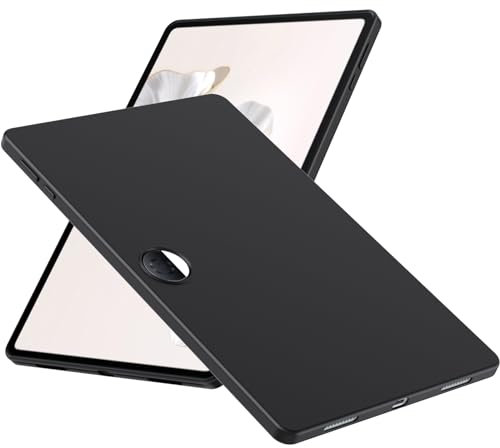 WFTE Case Compatible with Honor Pad 9 12.1-Inch 2024 Case Soft TPU Ultra-Slim Stylish Protective Cover for Honor Pad 9 Tablet Case[Drop Protection, Non-slip] - Matte Black