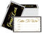 PLIGREAT 120 Pcs Creative Black Tickets Design Nehmen Sie Teil, um Tombola-Tickets zu gewinnen, Glückslos-Tickets, Teilnahmeformularkarten für Mall, Guess-Wettbewerb, Tombola, Jahrmarkt