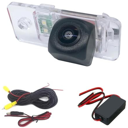 Rufutle Rückfahrkamera für Audi A3 A4 S4 B6 B7 RS4 A6 S6 C6 RS6 A8 S8 Q7, 170° HD 1080P Auto Rückfahrkamera Nachtsicht Rückfahrkamera