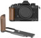 SMALLRIG Z fc Wooden Handgrip, L-Shape Grip Holder for Nikon Z fc Camera, Retro-Style Side Handle with 1/4-20 Threaded Hole, Cold Shoe, Quick Release Plate for Arca (Black) - 4802