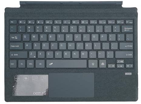 Teclado Magnético Inalámbrico Bluetooth, Teclado de Tableta con Trackpad Preciso Multitáctil, Iluminación RGB, para Tableta Pro 3 a Pro 7+ (Blue)