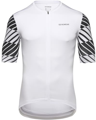 GORE WEAR SWIFTRIDE Optical Jersey Mens, White/Black, XL