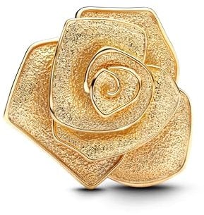 TCZNAF Gold Rose Charms Armbände Bead Compatible für Armband Christmas Schmuck für Damen Muttertag Valentinstag