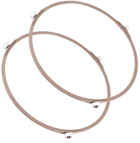 MOLUCKFU 2stücke Mikrowellen Drehteller Halterung Glasplatte Unterstützung Rotierender Ring Langlebig Und Praktisch ø Für Gleichmäßige Erwärmung Von Speisen