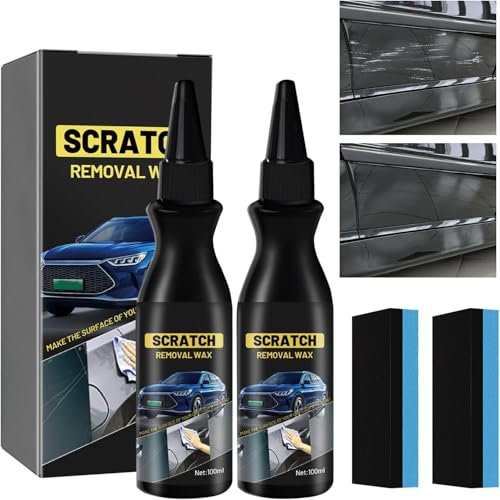 2025 Car Scratch Remover, Auto Politur Entfernen Kratzer, Autokratzer Reparaturpaste, Auto Politur Set, Auto KarosserKratzer Restauung des Glanzes des Autolacks (2 unidades)
