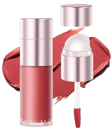Rouge-Stift – Lippenstift und Rouge mit flüssigem Lidschatten | Kosmetik mit doppelter Spitze, langlebig, für Frauen und Mädchen, Partys, Reisen, Schule, Geburtstag, Weihnachten, Hochzeiten