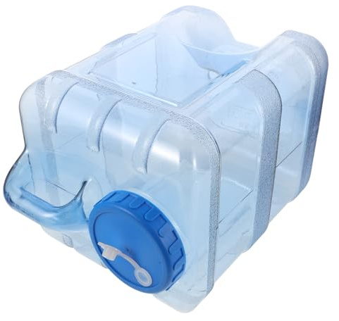 GALPADA Bouteille Vide de Stockage d'eau 15l en PVC et PC Bouchon Étanche, Grosse Capacité pour Camping et Usage Domestique, Réutilisable et Portable