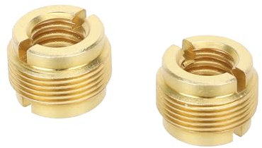 CAMVATE 3/8” Buchse zu 5/8 Stecker Gewindeschraube Adapter für Mikrofon Mikrofon Ständer (2 Stück)