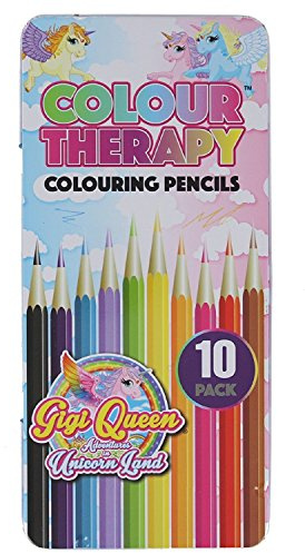PMS 10PCE UNICORN DES COLOURING PENCILS IN TIN CASE 24/D-BOX