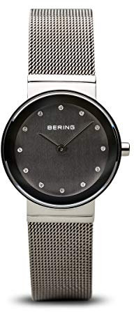 BERING Damen Analog Quarz Classic Collection Armbanduhr mit Edelstahl Armband und Saphirglas 10126-309