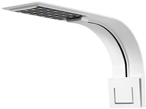 UEETEK LED Aquarium Beleuchtung Klemmeleuchte Fisch Tank Lampe (Blau Weiß Licht)