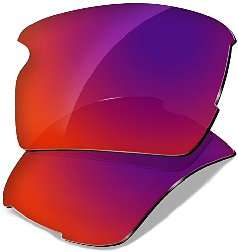 Dynamix Verres polarisés de rechange pour Oakley Flak 2.0 XL OO9188 - Plusieurs options, midnight, Fit Flak 2.0 Regular 59mm