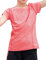 Echinodon Mädchen Sport Set Kurz Atmungsaktiv Schnelltrockend Shirt + Shorts Sportanzug für Yoga Jogging Training Rot 170