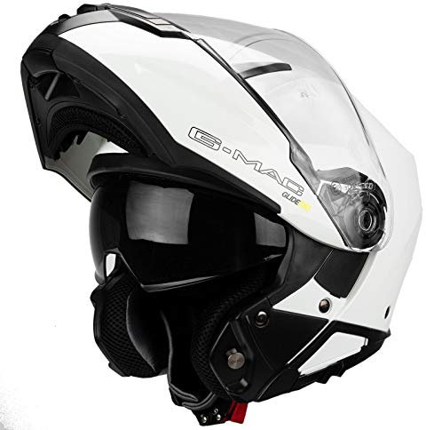 G-MAC Glide Evo Klapphelm Motorradhelm - Weiss