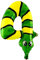 Kopper-24 Folienballon Zahl 4, ca. 40 cm, Tier Motiv - Luftballon XXL Nummer Riesen Ballon Zahlenballon Mädchen Junge Deko Riesenzahl Party Hochzeit Kindergeburtstag zum Geburtstag