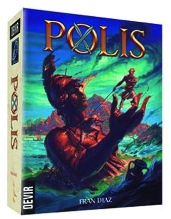 Devir - Polis: Batallas de Leyenda, Juego de Mesa de Estrategia para 2 Jugadores, 12 Años (BGPOLISE)