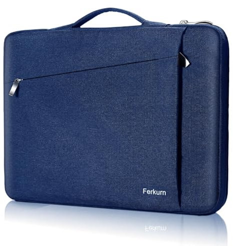 Ferkurn Laptop Case Sleeve Cover Chromebook Case Compatible with Macbook Air/Pro, iPad, Surface Pro, Acer Spin, HP, XPS, ASUS Vivobook, Samsung, Waterproof Laptop Bag, Blue, 12 inch