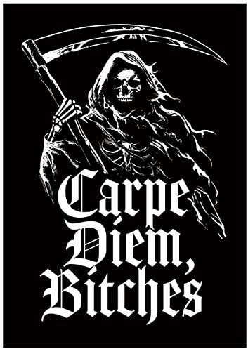 Grindstore Reaper Carpe Diem, Bitches Mini-Poster 32x44cm