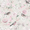 Debona Limoges Floral Birds Robin Flowers Nature Animals Wallpaper Feature Wall Light Textured 10m Roll Beige Cream 5032
