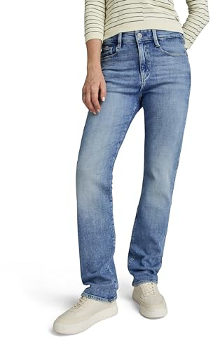 G-STAR RAW Damen Strace Straight Jeans, Blau (Sun Faded Blue Donau D23951-D441-G347), 26W / 30L