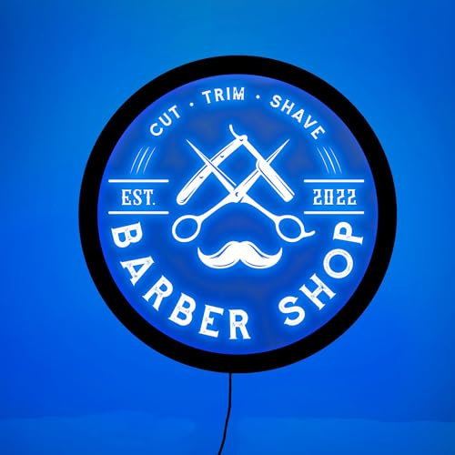 Barber Shop Neon Schild, Barber Neon Schild, Barber LED Schild, Barber Lichtschild, Barber Shop Dekor, Neon Schild Für Unternehmen, Barbershop Schild