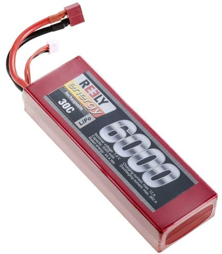 Reely Modellbau-Akkupack (LiPo) 7.4 V 6000 mAh Zellen-Zahl: 2 30 C Hardcase T-Stecksystem